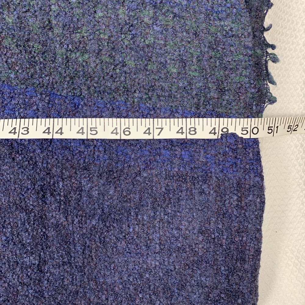Kerry Woollen Mills Lambswool Shawl Ireland Celtic Blue Blanket Wrap One Size - Picture 7 of 9
